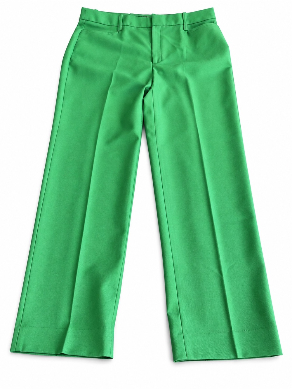 Banana Republic Emerald Green 100% Wool Wide Leg Pants Size 18 Like New